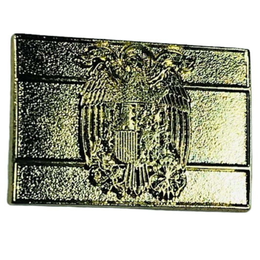 Pin Color Oro - Bandera Española Aguila de San Juan