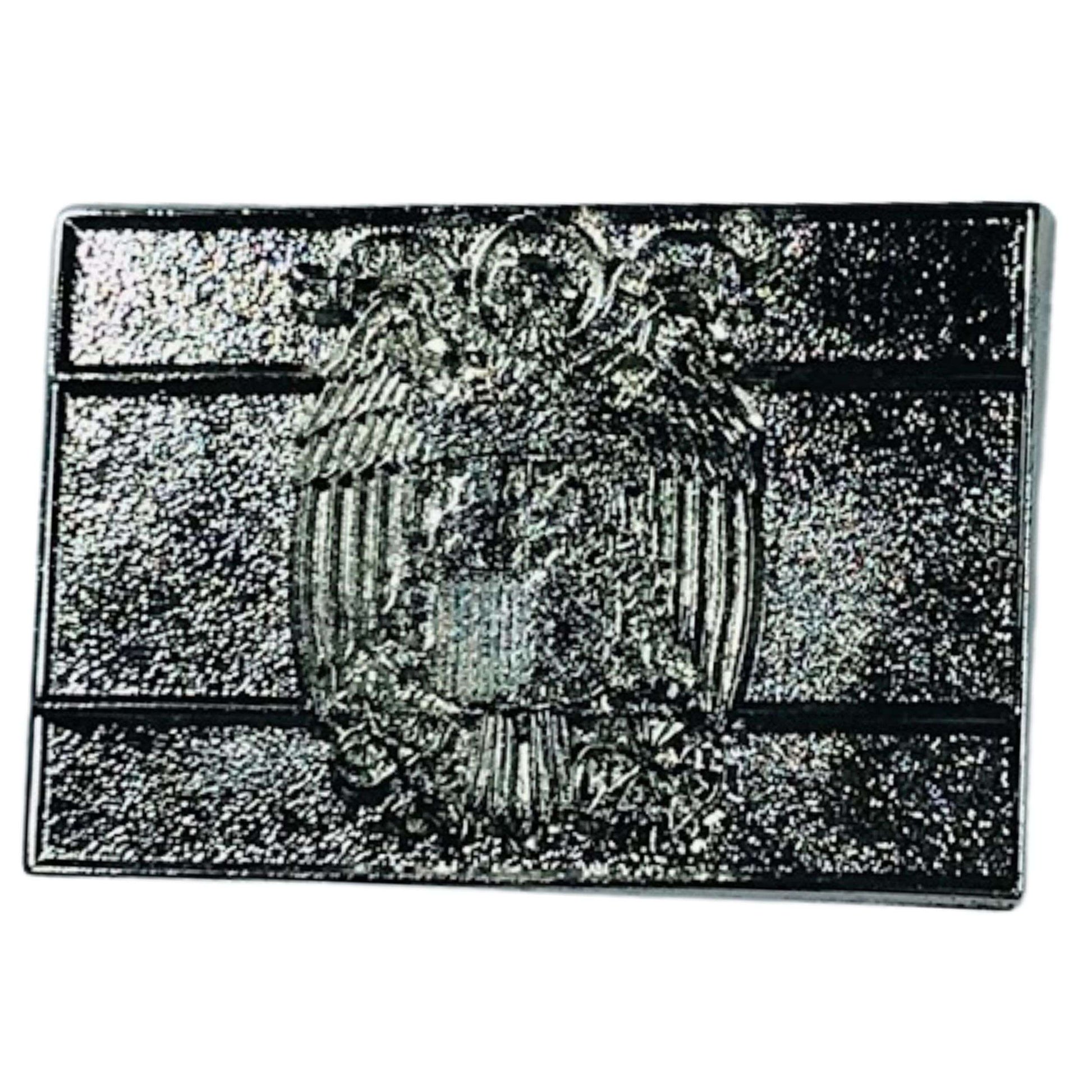 Pin Color Plata - Bandera Española Aguila de San Juan