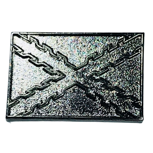 Pin Color Plata - Bandera de La Cruz del Imperio Español de Borgoña