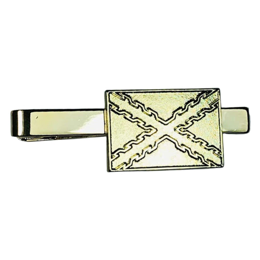 Pisacorbatas Color Oro - Bandera de La Cruz del Imperio Español de Borgoña - España