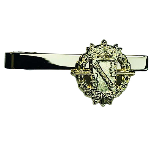 Pisacorbatas Color Oro - Escudo de Francisco Franco - España