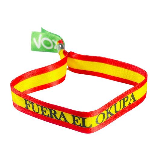 Pulsera - FUERA EL OKUPA - VOX - P2887