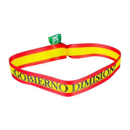 Pulsera - ¡GOBIERNO DIMISIÓN! - VOX - P2881